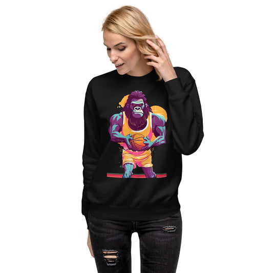 Hoops Hominid - Unisex Premium Sweatshirt - BBairt