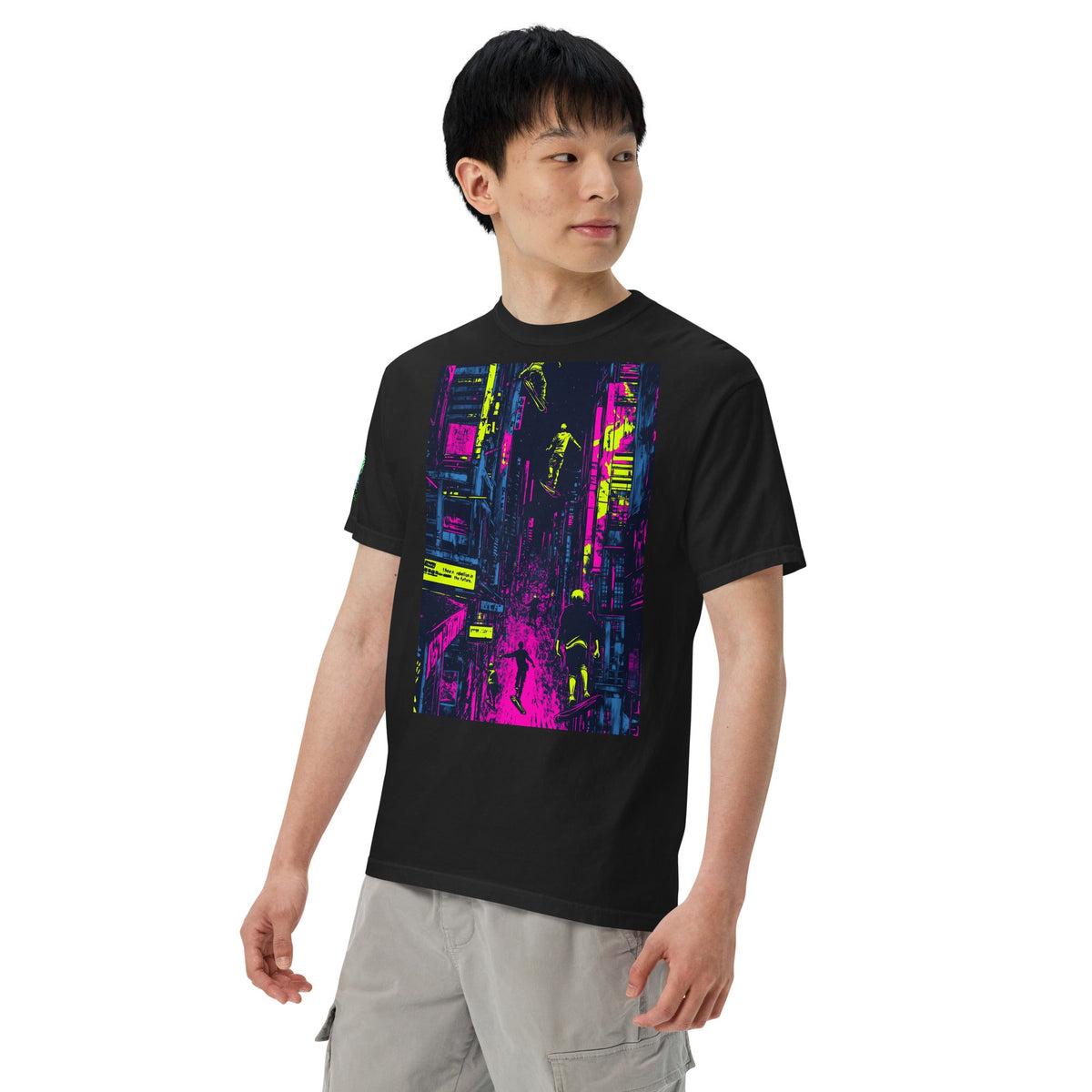 Hoverboard Uprising - Unisex garment - dyed heavyweight t-shirt - BBairt