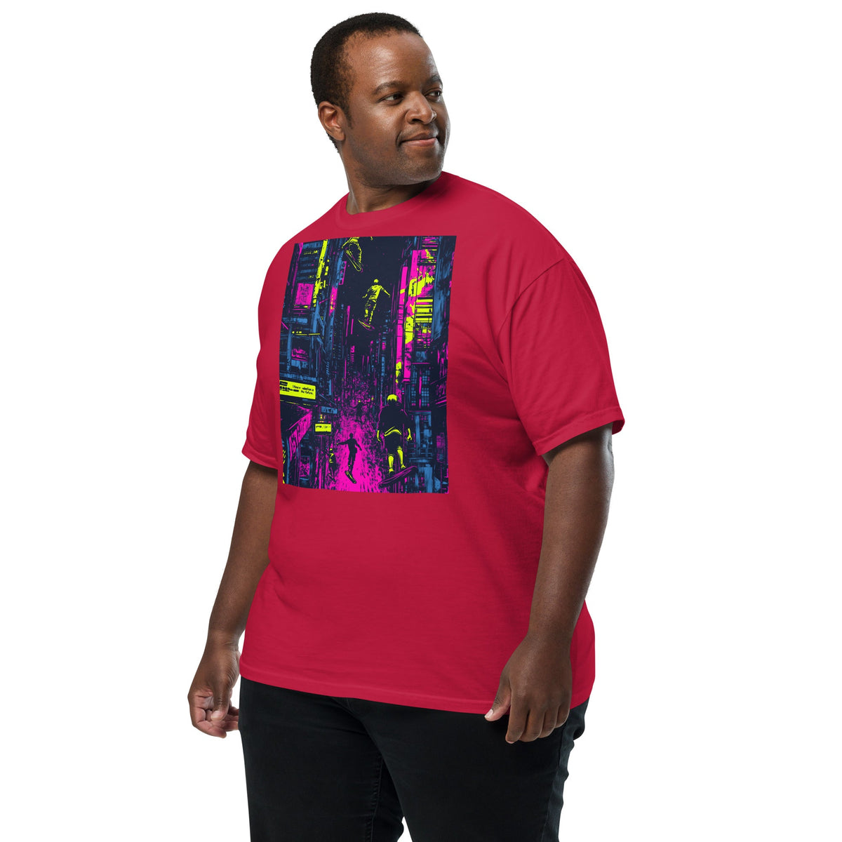 Hoverboard Uprising - Unisex garment - dyed heavyweight t-shirt - BBairt