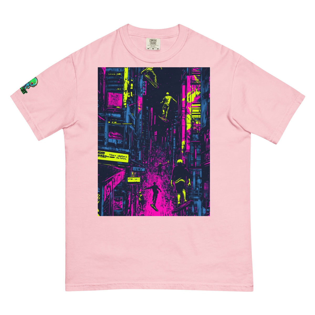 Hoverboard Uprising - Unisex garment - dyed heavyweight t-shirt - BBairt