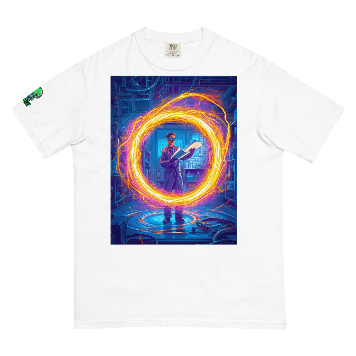 Igniting the Vortex - Unisex garment - dyed heavyweight t-shirt - BBairt