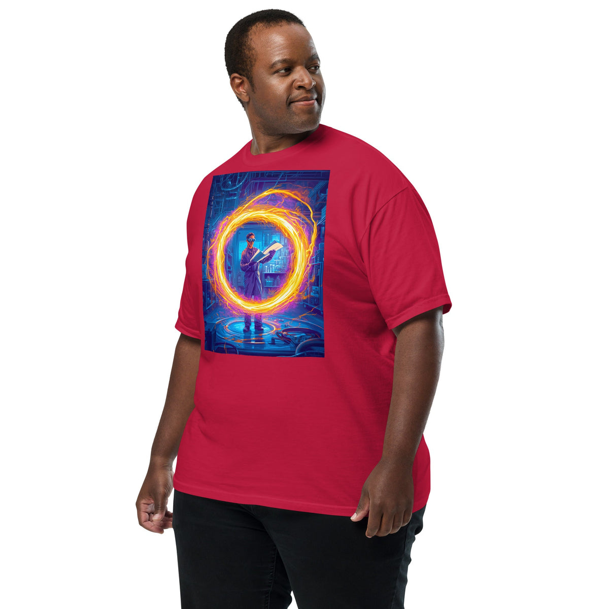 Igniting the Vortex - Unisex garment - dyed heavyweight t-shirt - BBairt