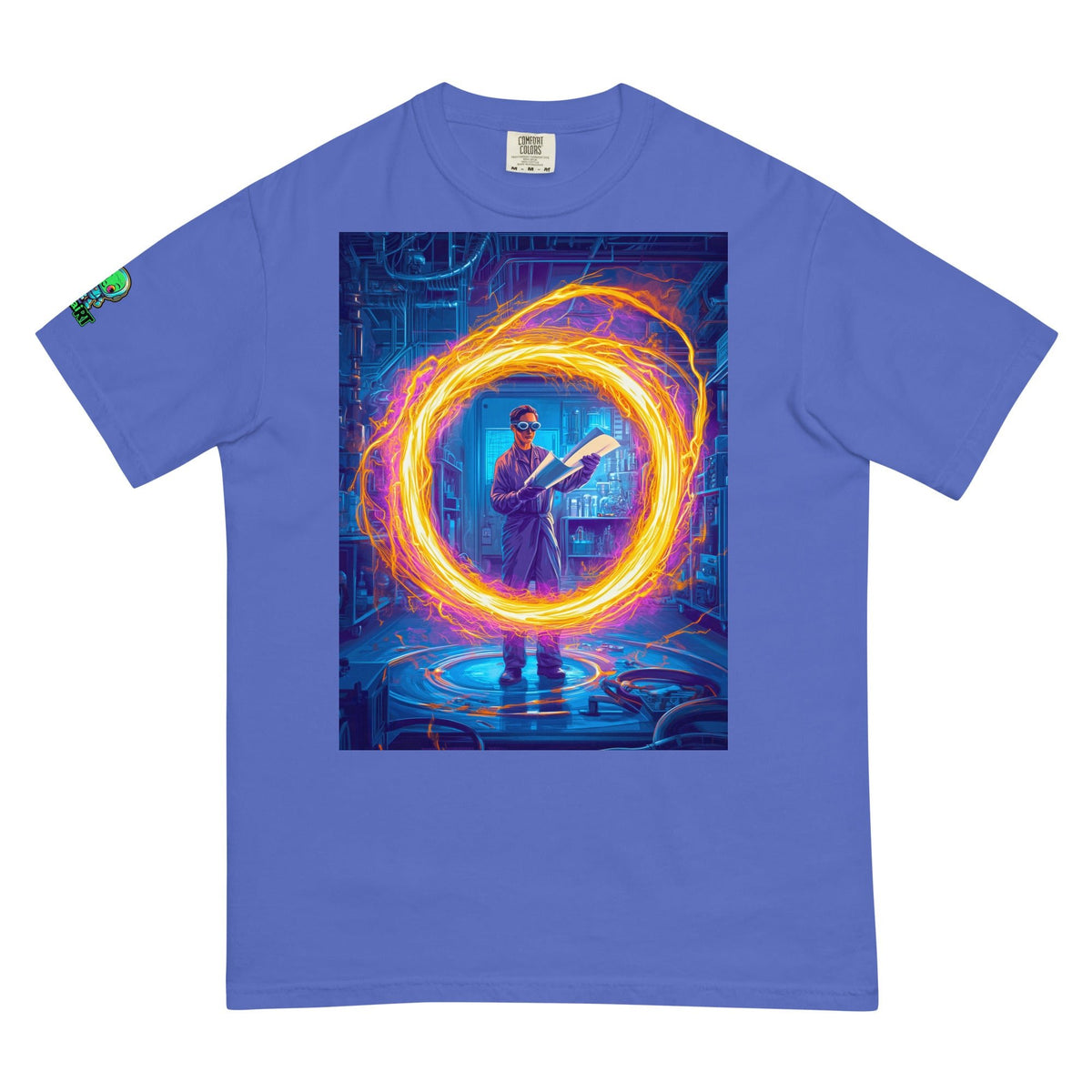 Igniting the Vortex - Unisex garment - dyed heavyweight t-shirt - BBairt