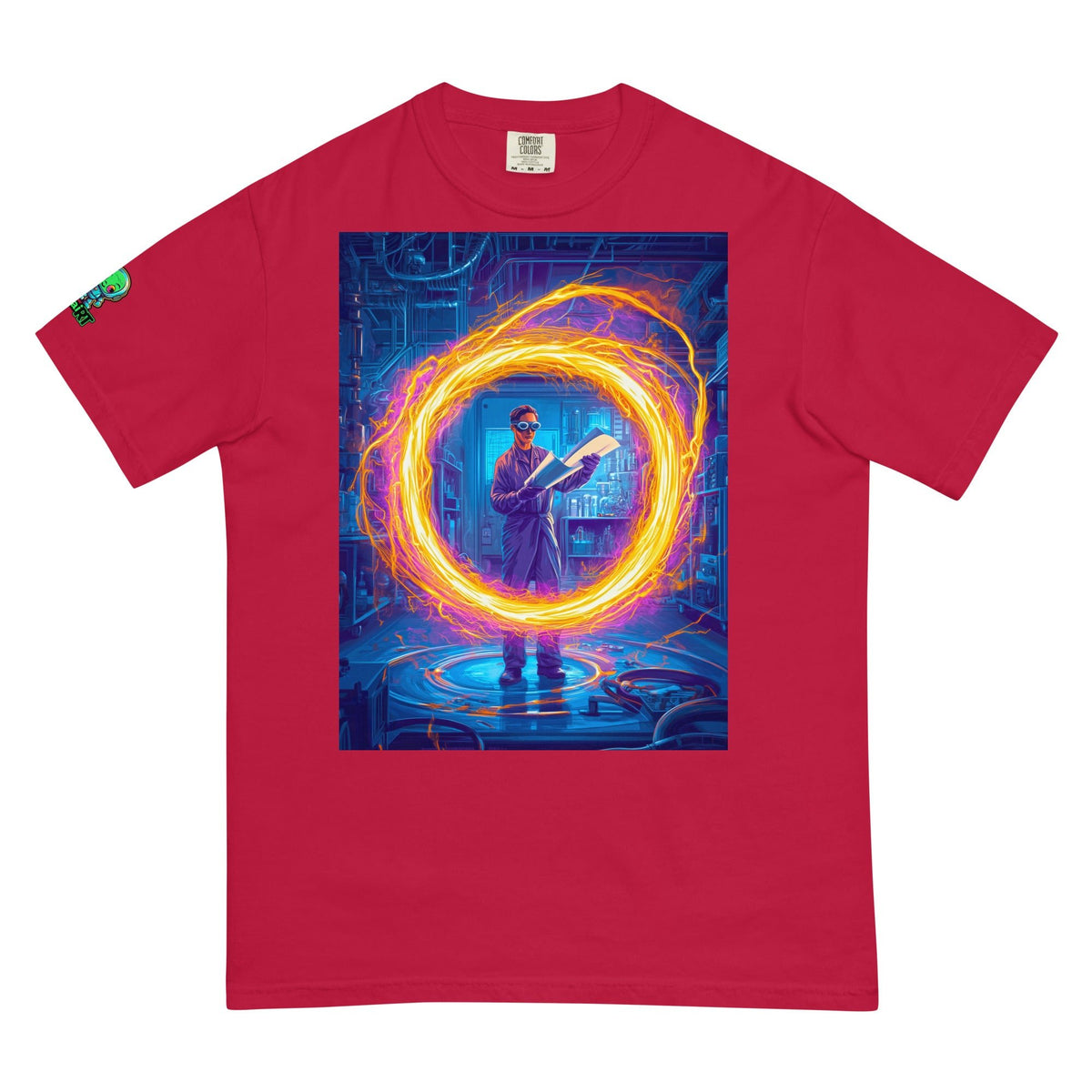 Igniting the Vortex - Unisex garment - dyed heavyweight t-shirt - BBairt