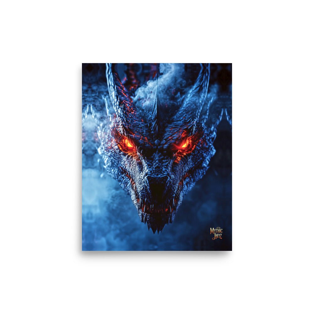 Infernal Gaze Photo Paper Poster - Mythic Jheyz Collection - BBairt