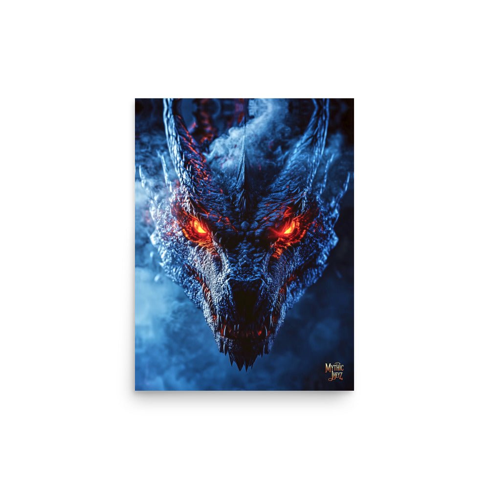 Infernal Gaze Photo Paper Poster - Mythic Jheyz Collection - BBairt