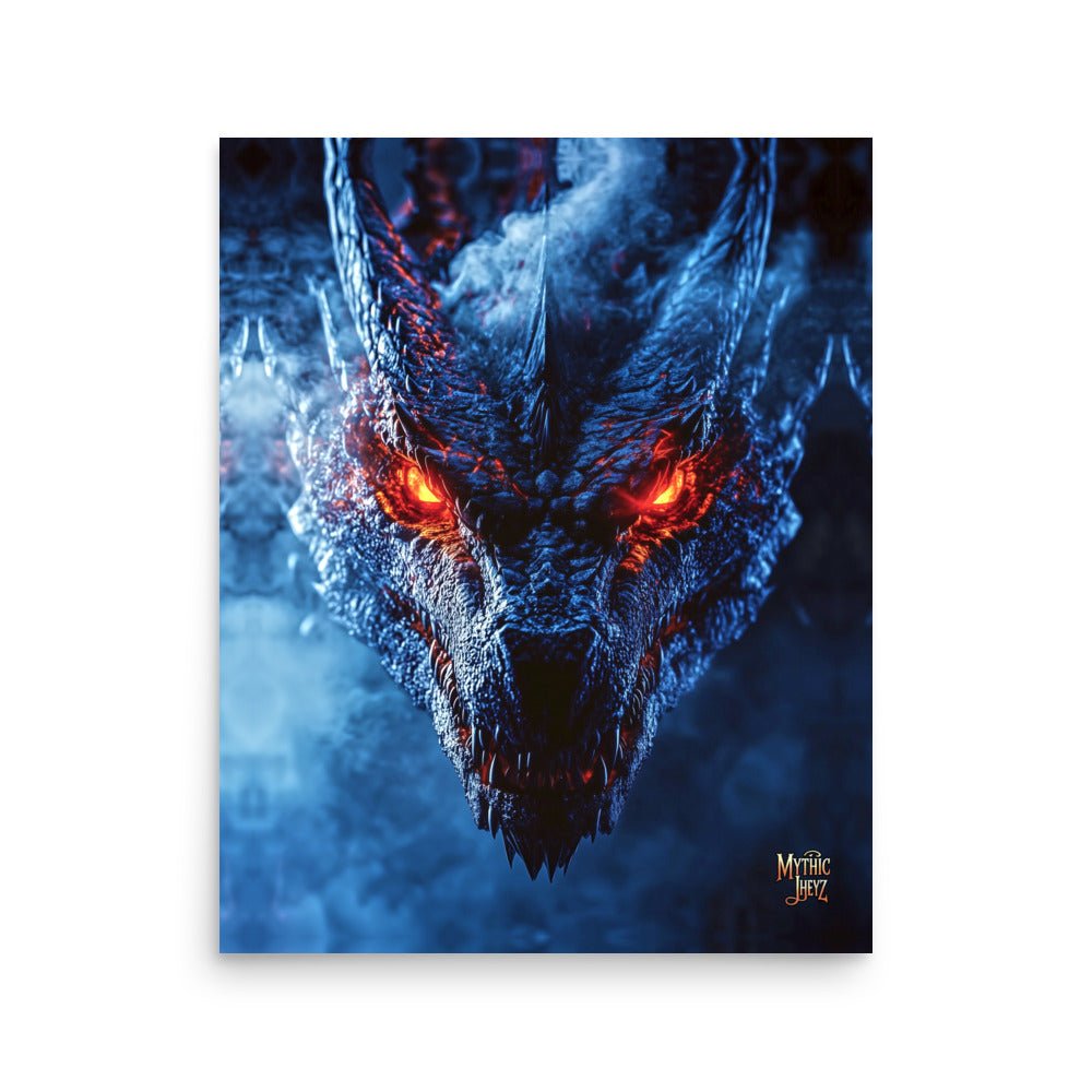 Infernal Gaze Photo Paper Poster - Mythic Jheyz Collection - BBairt