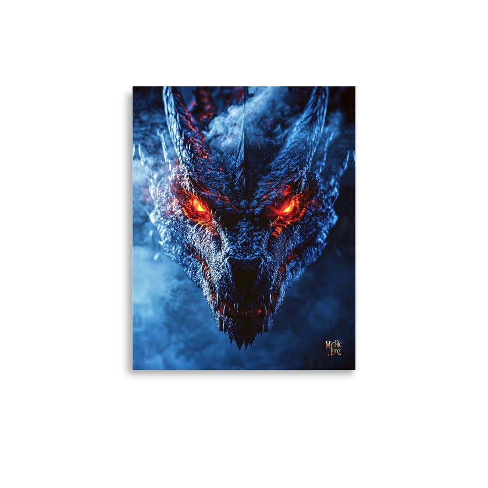 Infernal Gaze Photo Paper Poster - Mythic Jheyz Collection - BBairt