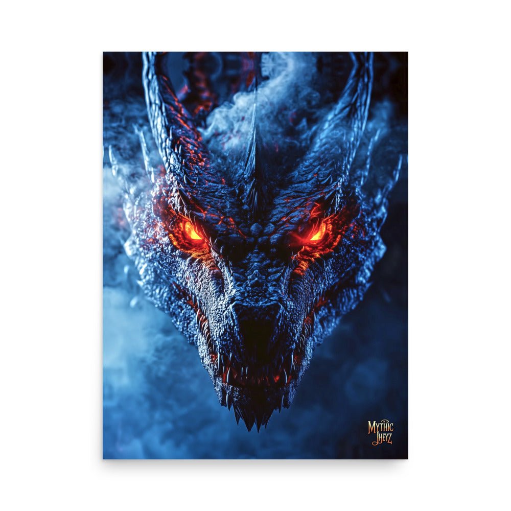 Infernal Gaze Photo Paper Poster - Mythic Jheyz Collection - BBairt