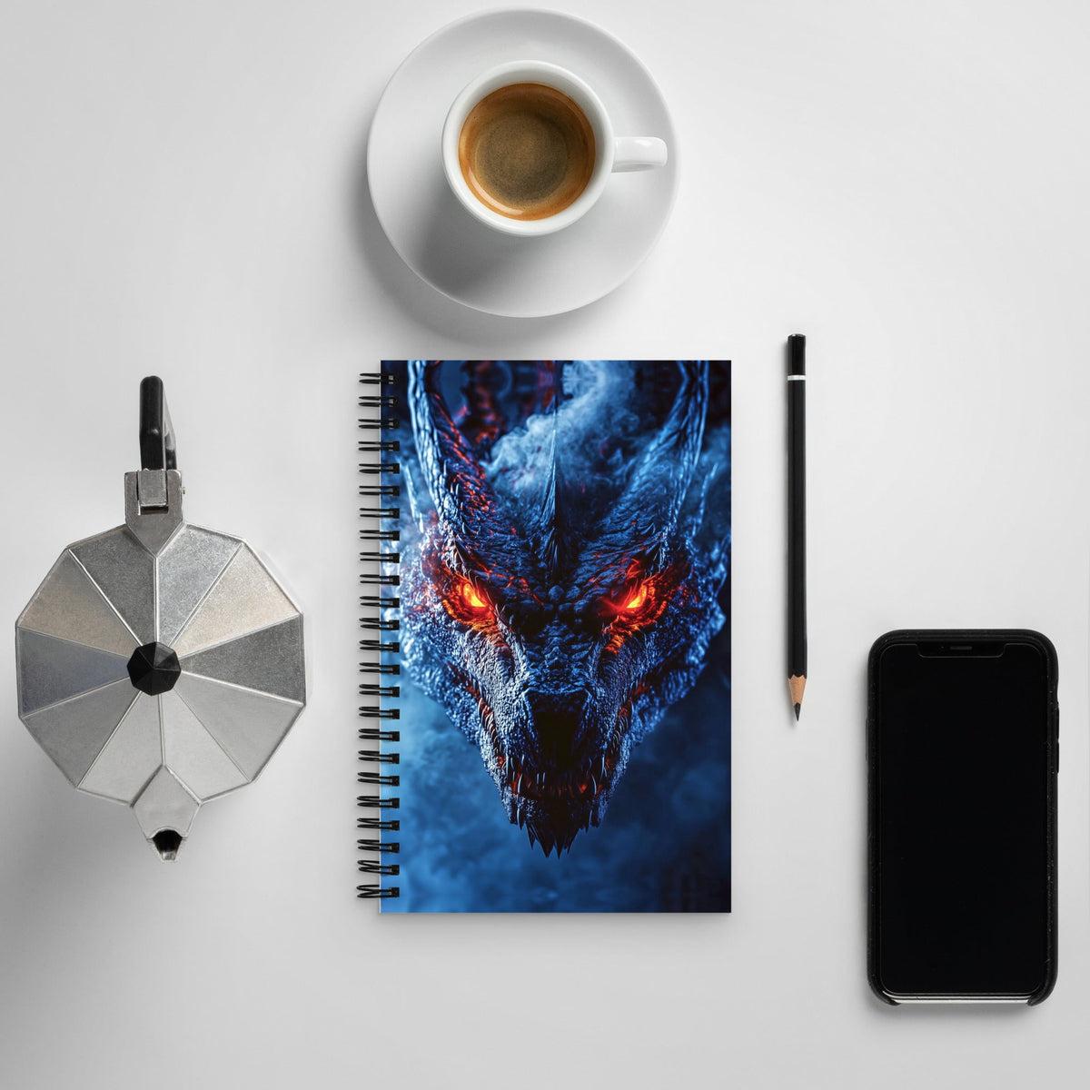 Infernal Gaze Spiral Notebook - Mythic Jheyz Collection - BBairt