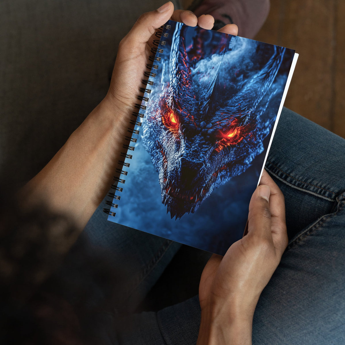 Infernal Gaze Spiral Notebook - Mythic Jheyz Collection - BBairt
