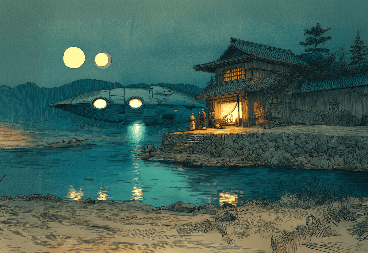 Inn of the Two Moons Desk Mat from BBairt