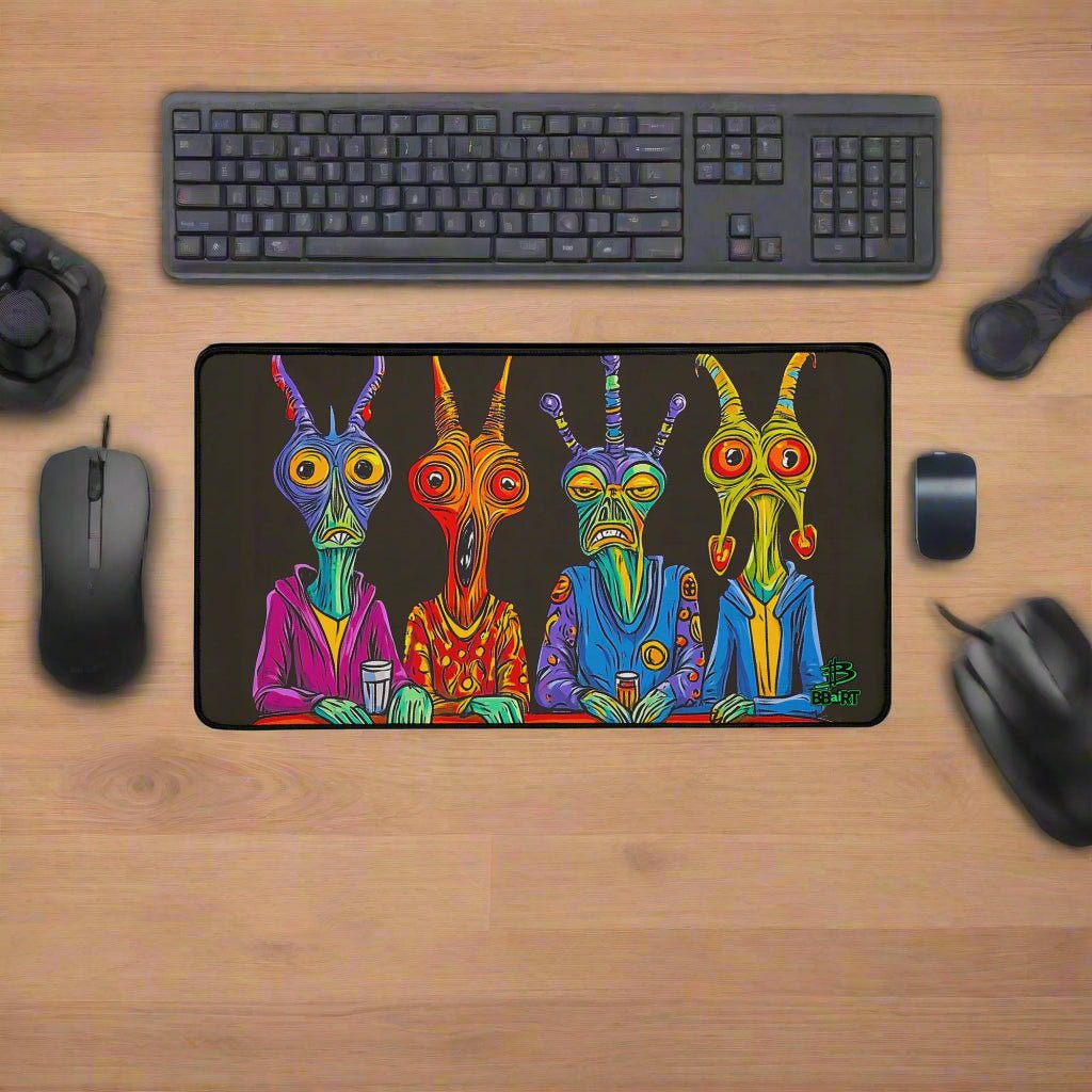 Intergalactic Dive Bar – Desk Mat - BBairt