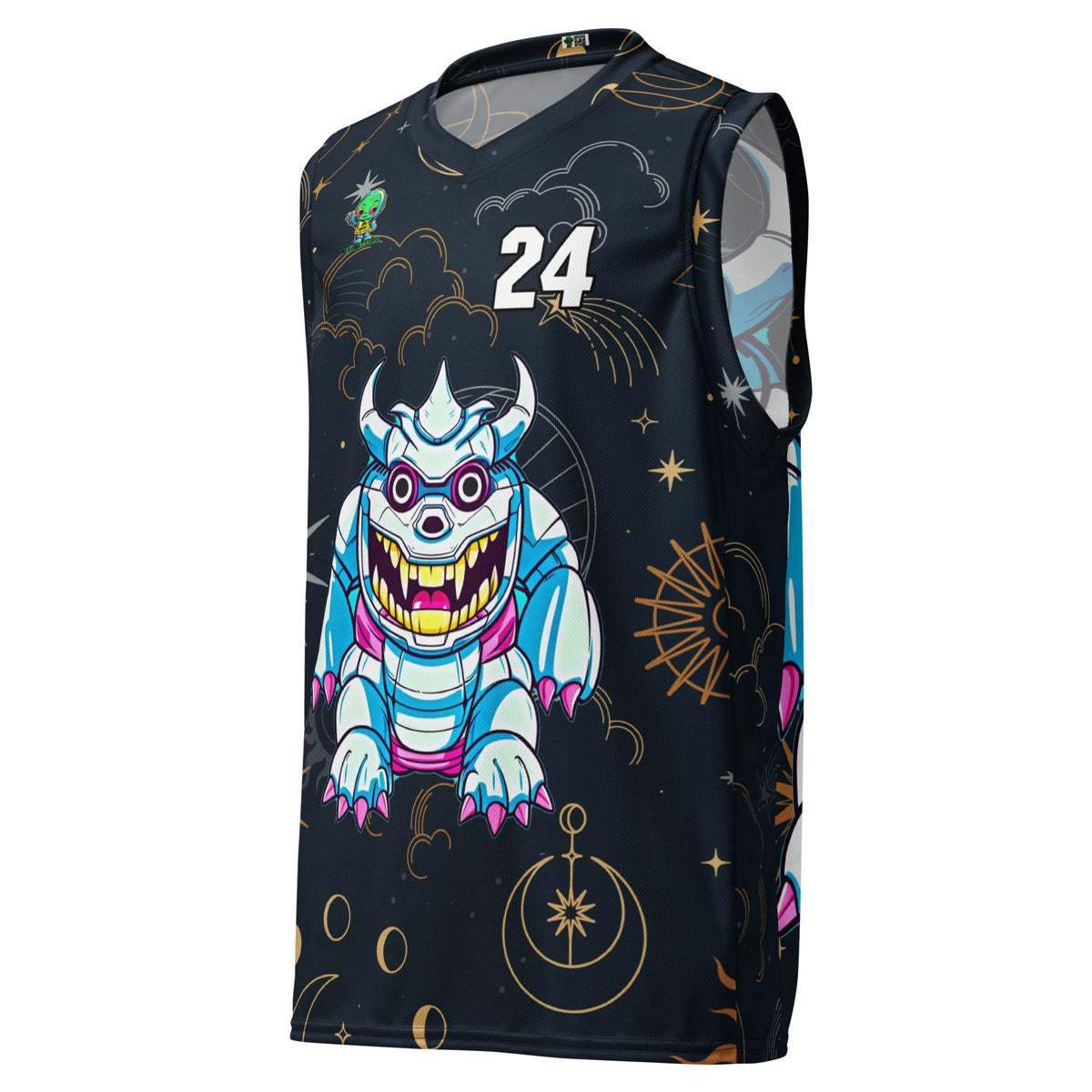Kind Claw - Recycled unisex basketball jersey - Starry Odyssey Colorway - BBairt