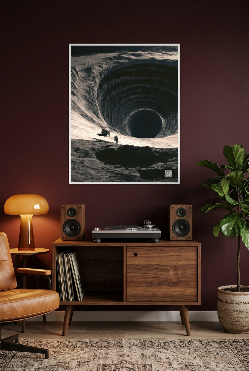 The Listening Hemisphere by BBairt — unframed 11 × 14 inch photo paper poster