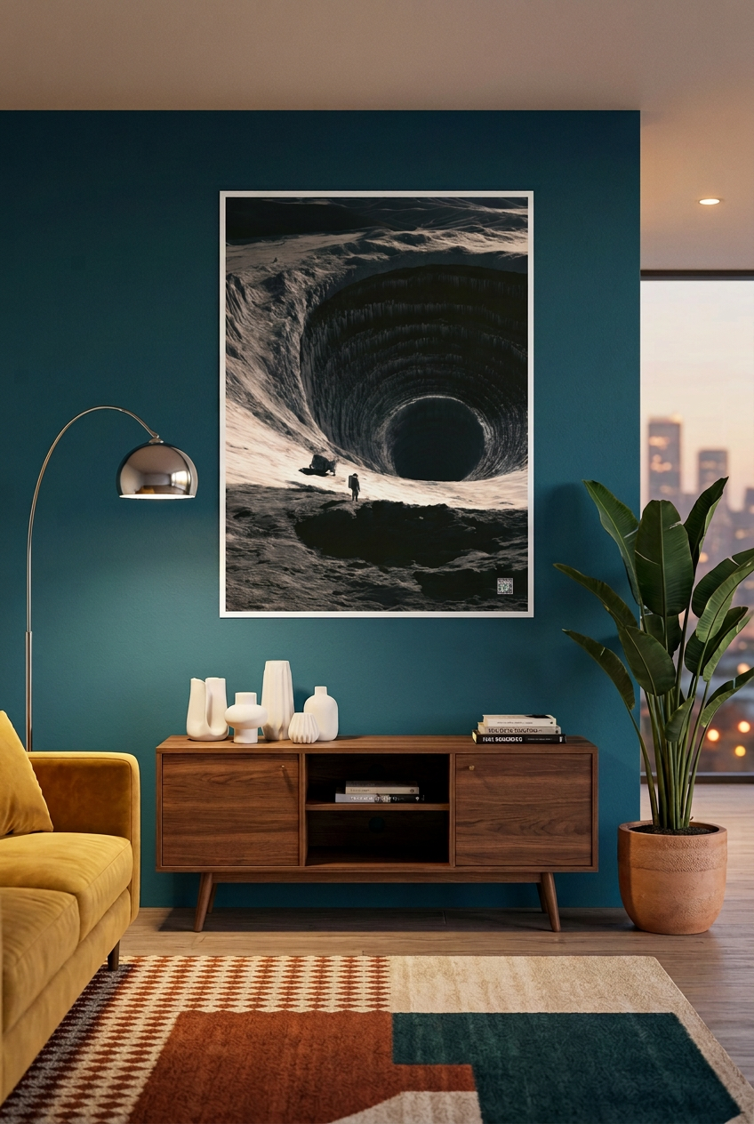 The Listening Hemisphere by BBairt — unframed 18 × 24 inch photo paper poster