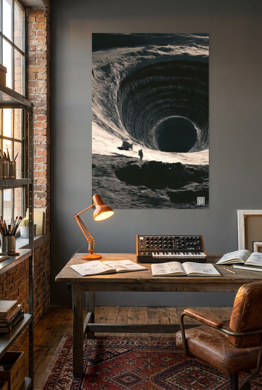 The Listening Hemisphere by BBairt — unframed 20 × 30 inch photo paper poster