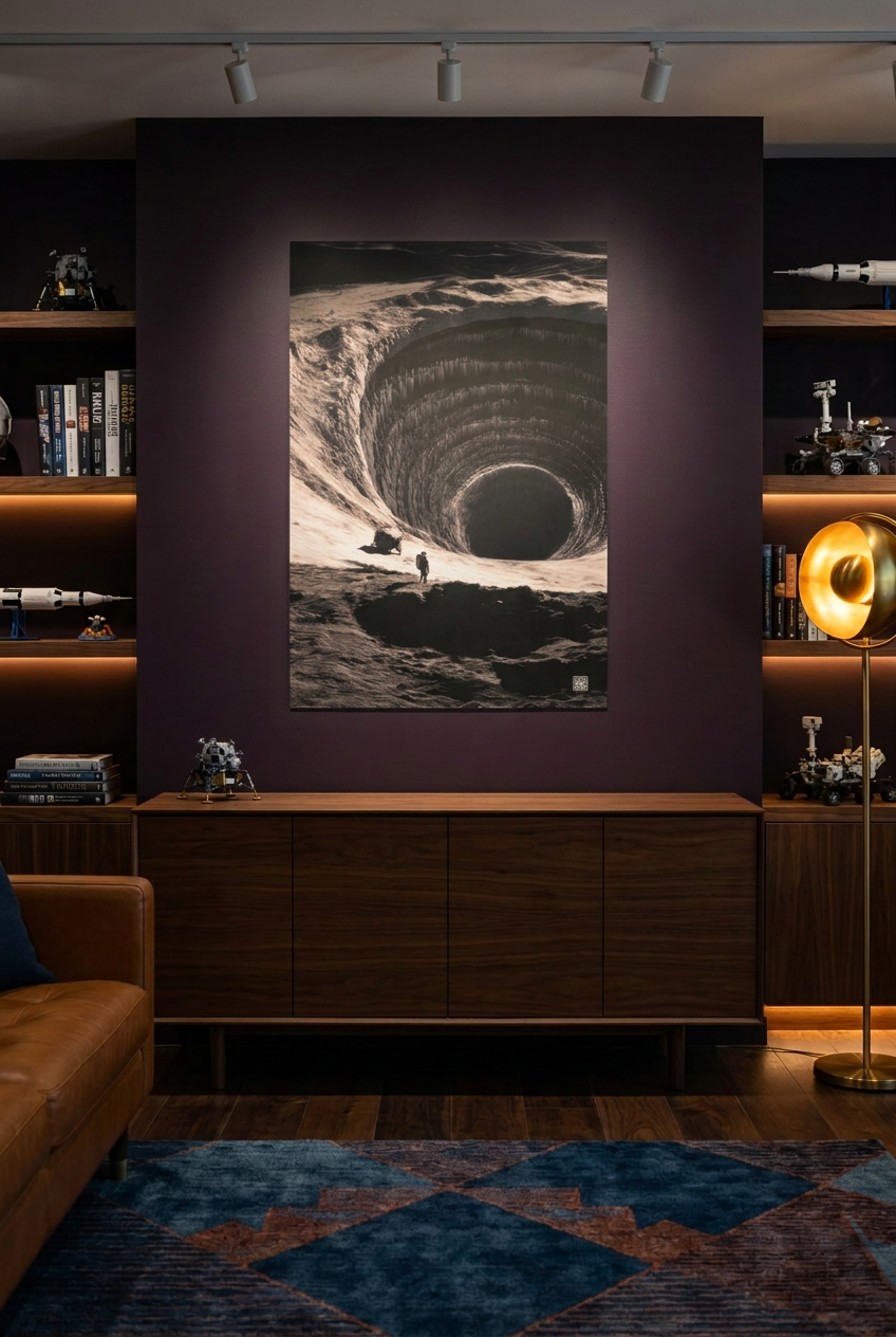 The Listening Hemisphere by BBairt — unframed 24 × 36 inch photo paper poster