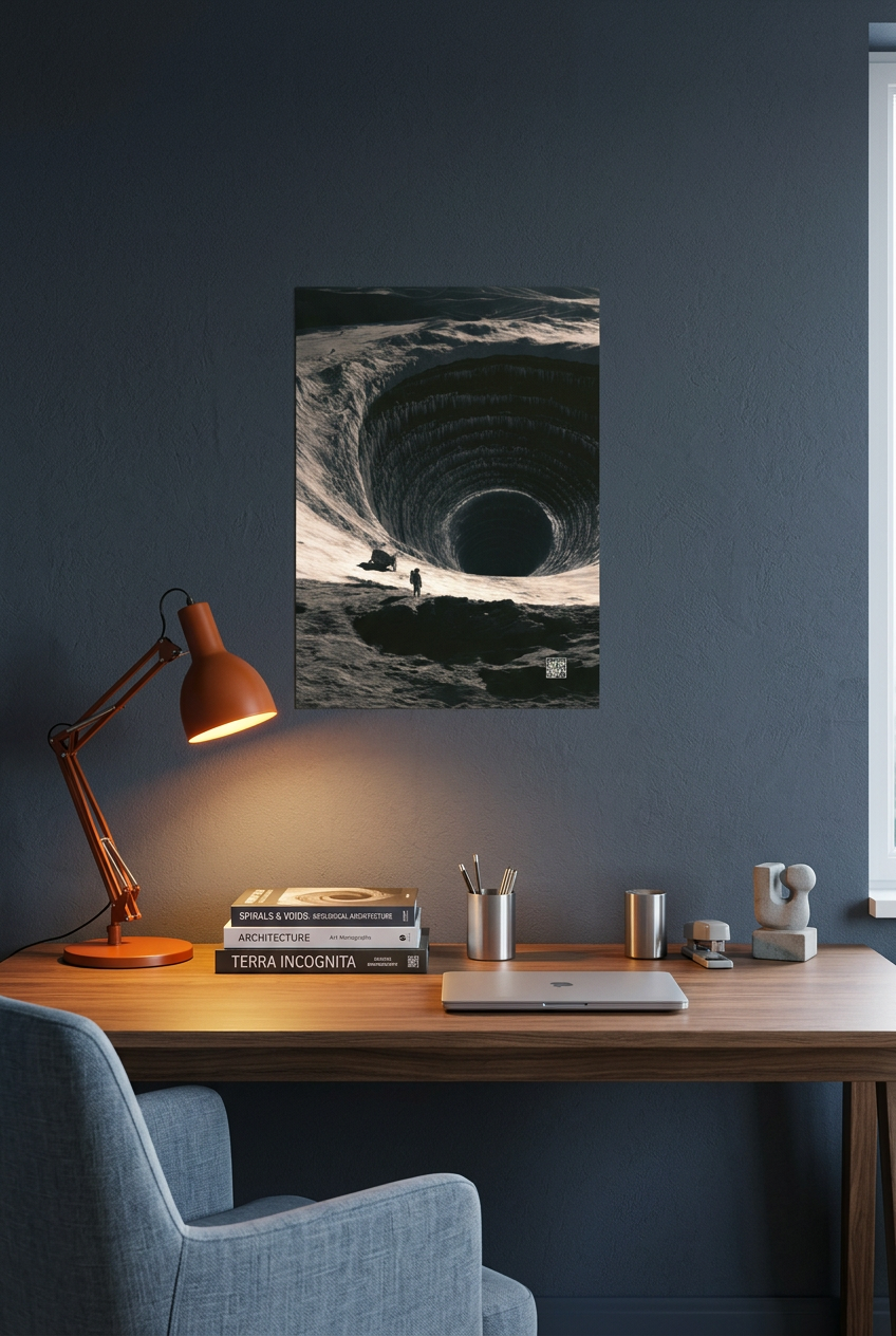 The Listening Hemisphere by BBairt — unframed 5 × 7 inch photo paper poster