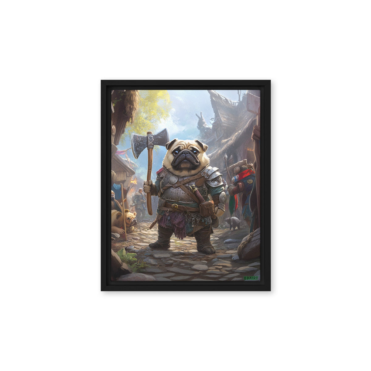 Lucy the Fearless – Framed Canvas Print - BBairt