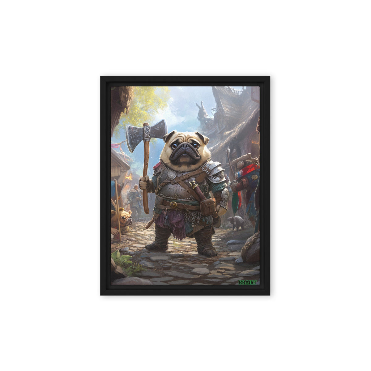 Lucy the Fearless – Framed Canvas Print - BBairt