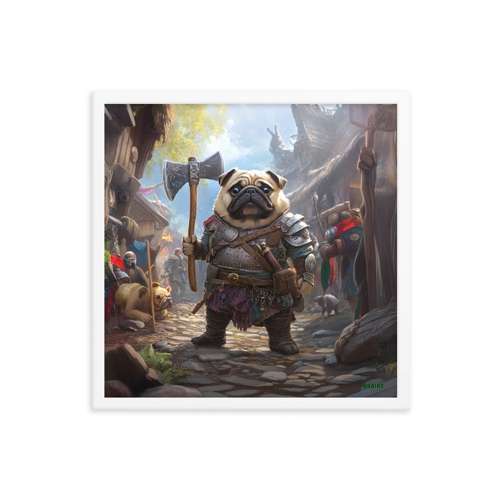 Lucy the Fearless – Framed Matte Poster - BBairt