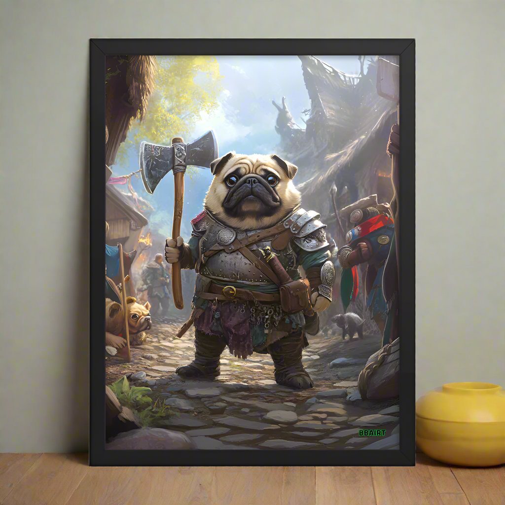 Lucy the Fearless – Framed Matte Poster - BBairt