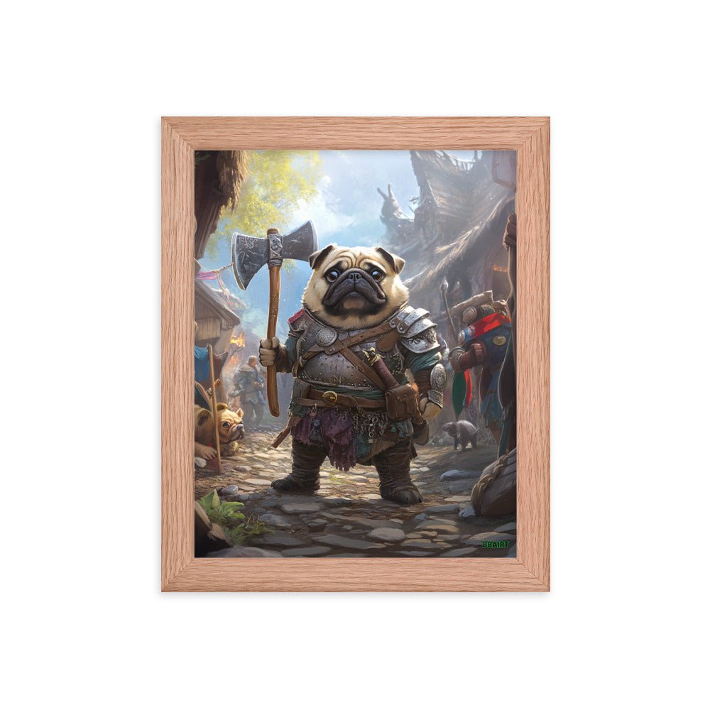 Lucy the Fearless – Framed Matte Poster - BBairt
