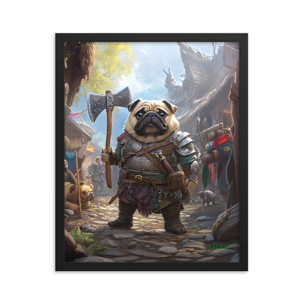 Lucy the Fearless – Framed Photo Paper Poster - BBairt