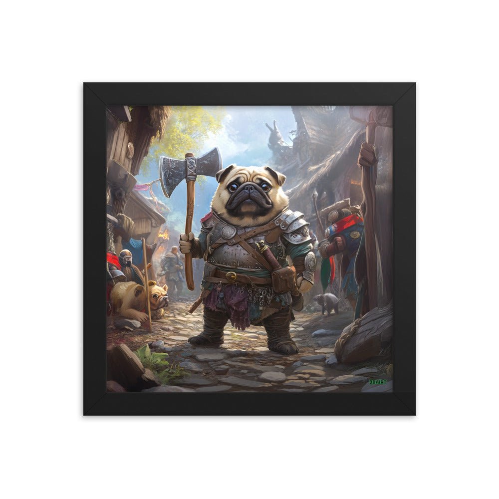 Lucy the Fearless – Framed Photo Paper Poster - BBairt
