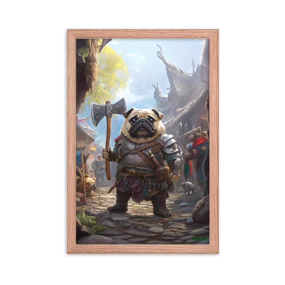 Lucy the Fearless – Framed Photo Paper Poster - BBairt