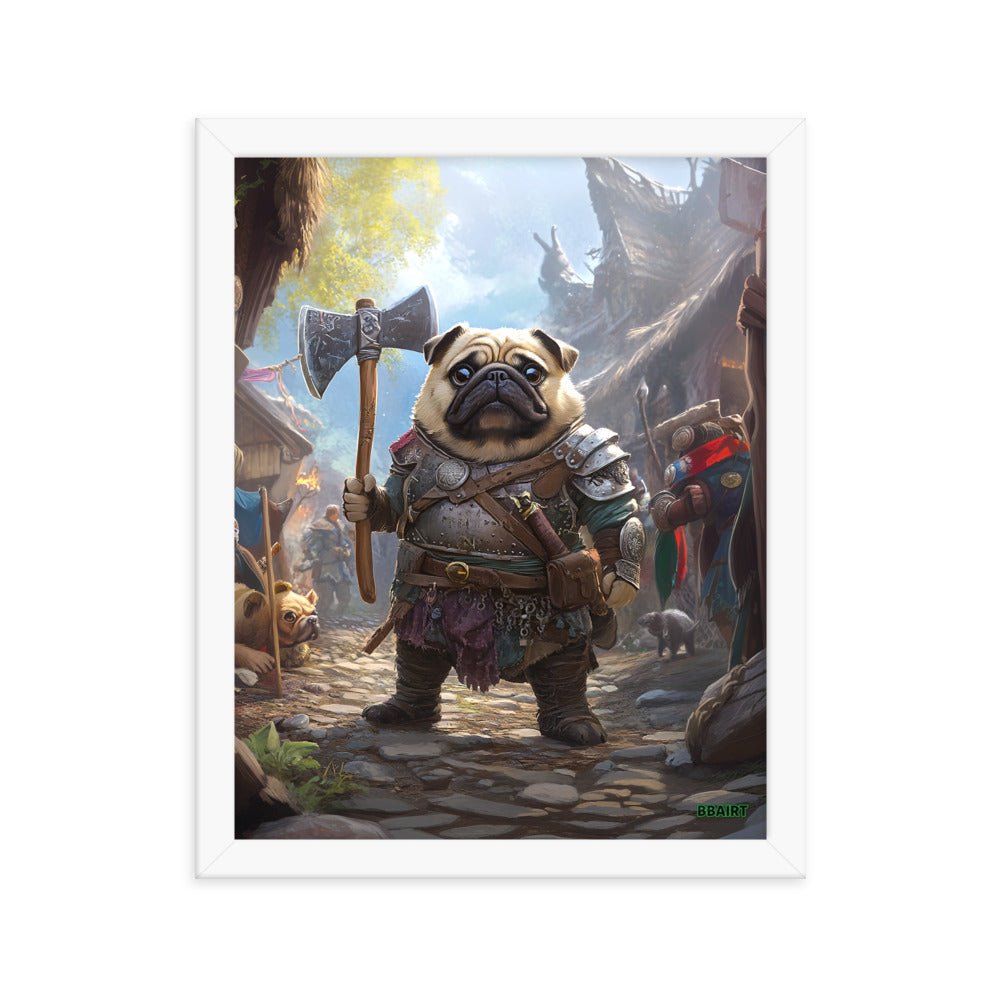 Lucy the Fearless – Framed Photo Paper Poster - BBairt