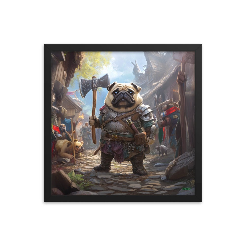 Lucy the Fearless – Framed Photo Paper Poster - BBairt