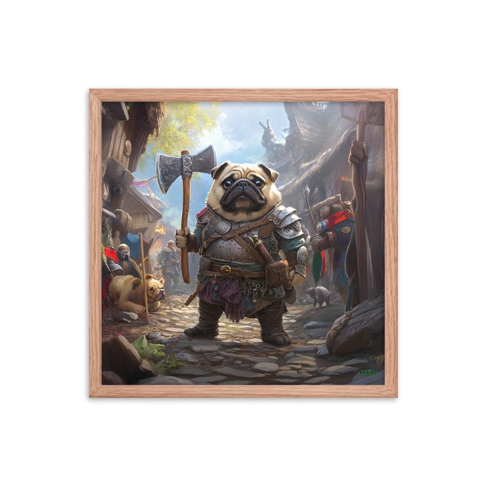Lucy the Fearless – Framed Photo Paper Poster - BBairt