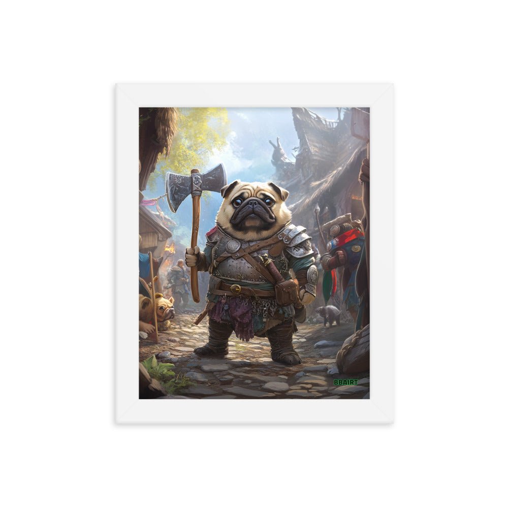Lucy the Fearless – Framed Photo Paper Poster - BBairt