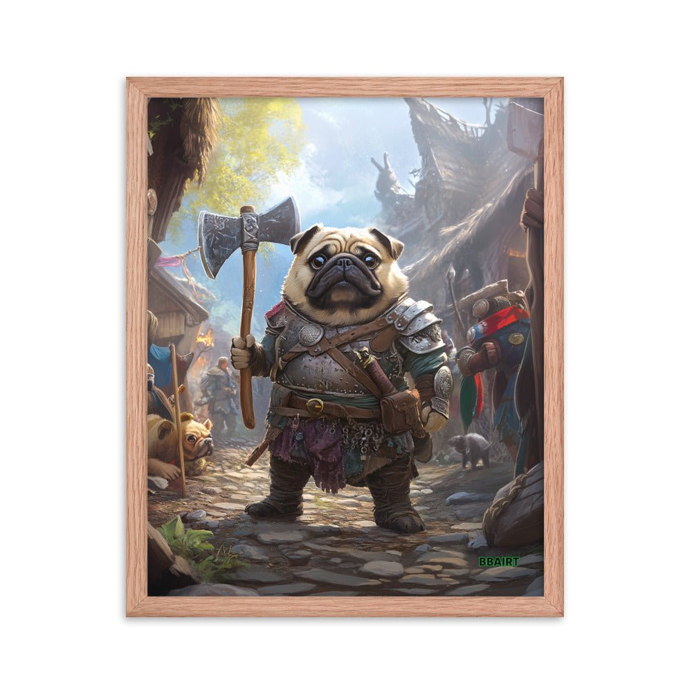 Lucy the Fearless – Framed Photo Paper Poster - BBairt
