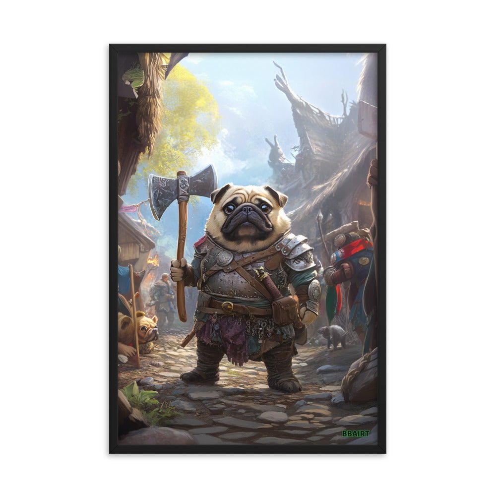 Lucy the Fearless – Framed Photo Paper Poster - BBairt