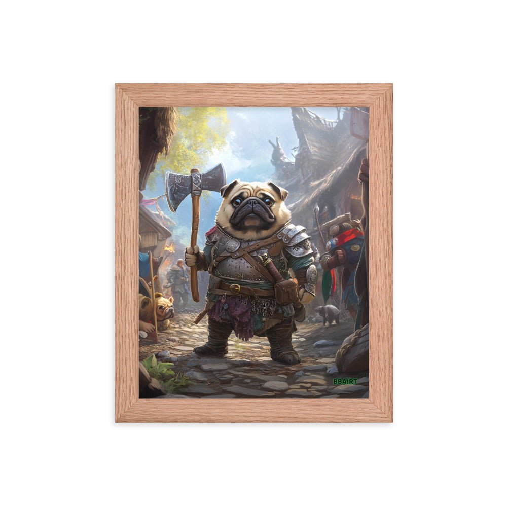 Lucy the Fearless – Framed Photo Paper Poster - BBairt