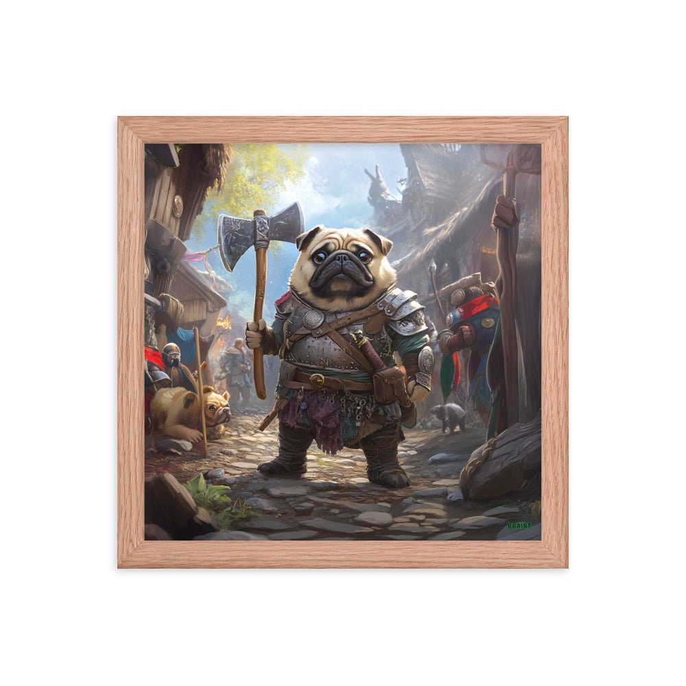Lucy the Fearless – Framed Photo Paper Poster - BBairt