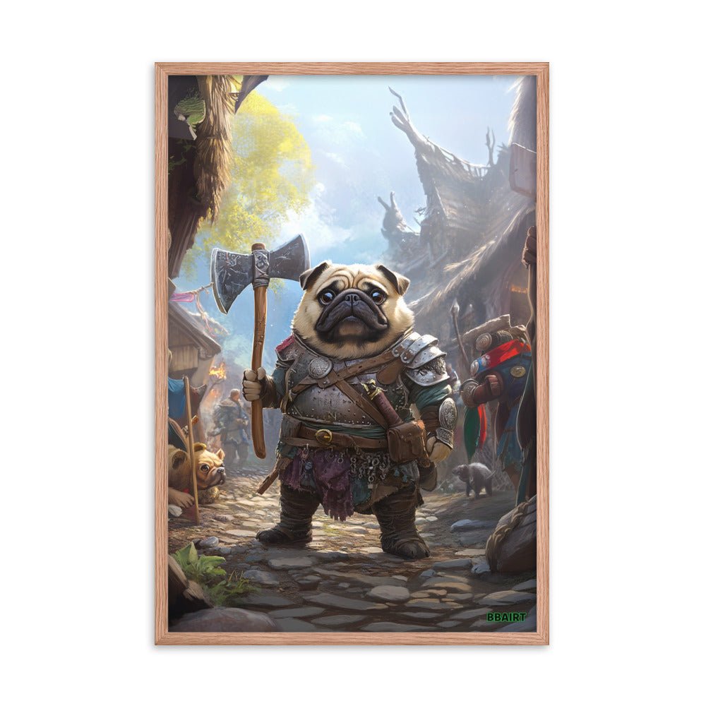 Lucy the Fearless – Framed Photo Paper Poster - BBairt