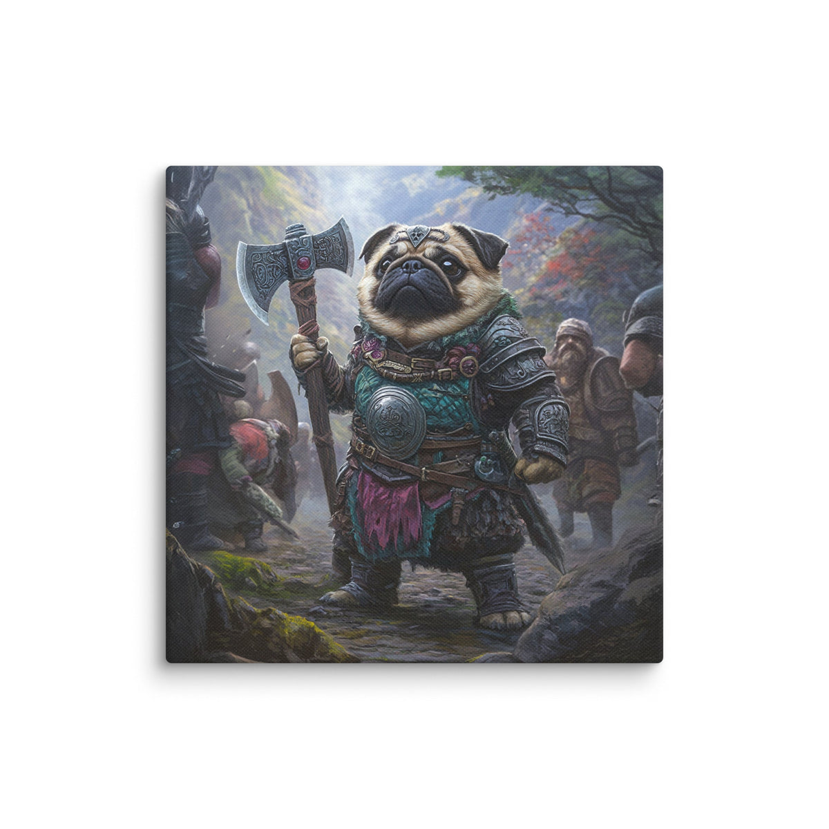 Lucy the Fearless – Mountain Vanguard Edition - Canvas Print - BBairt