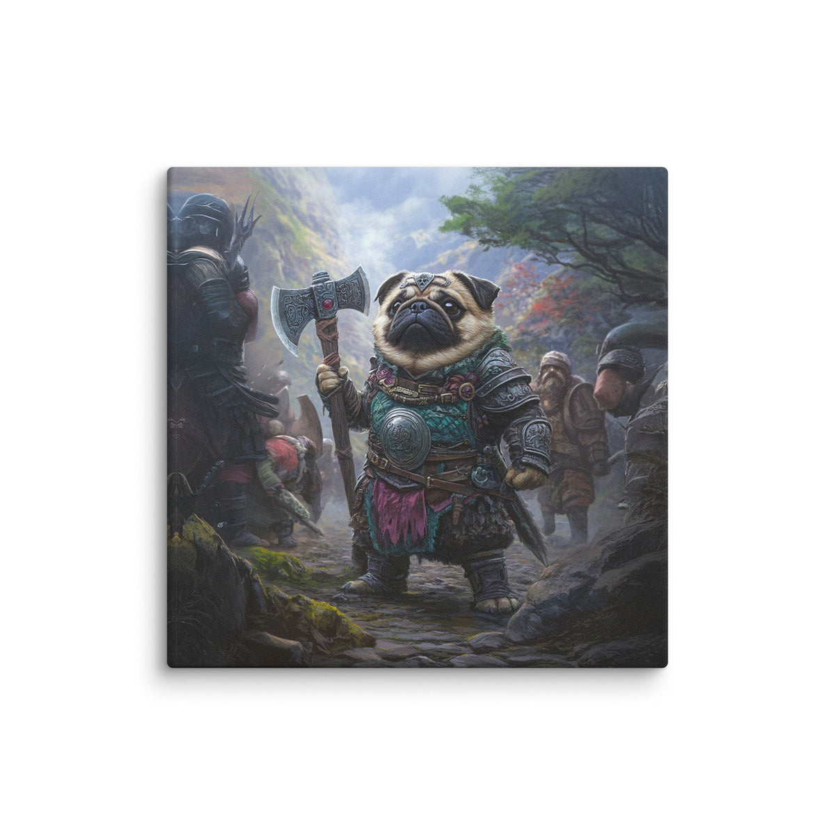 Lucy the Fearless – Mountain Vanguard Edition - Canvas Print - BBairt