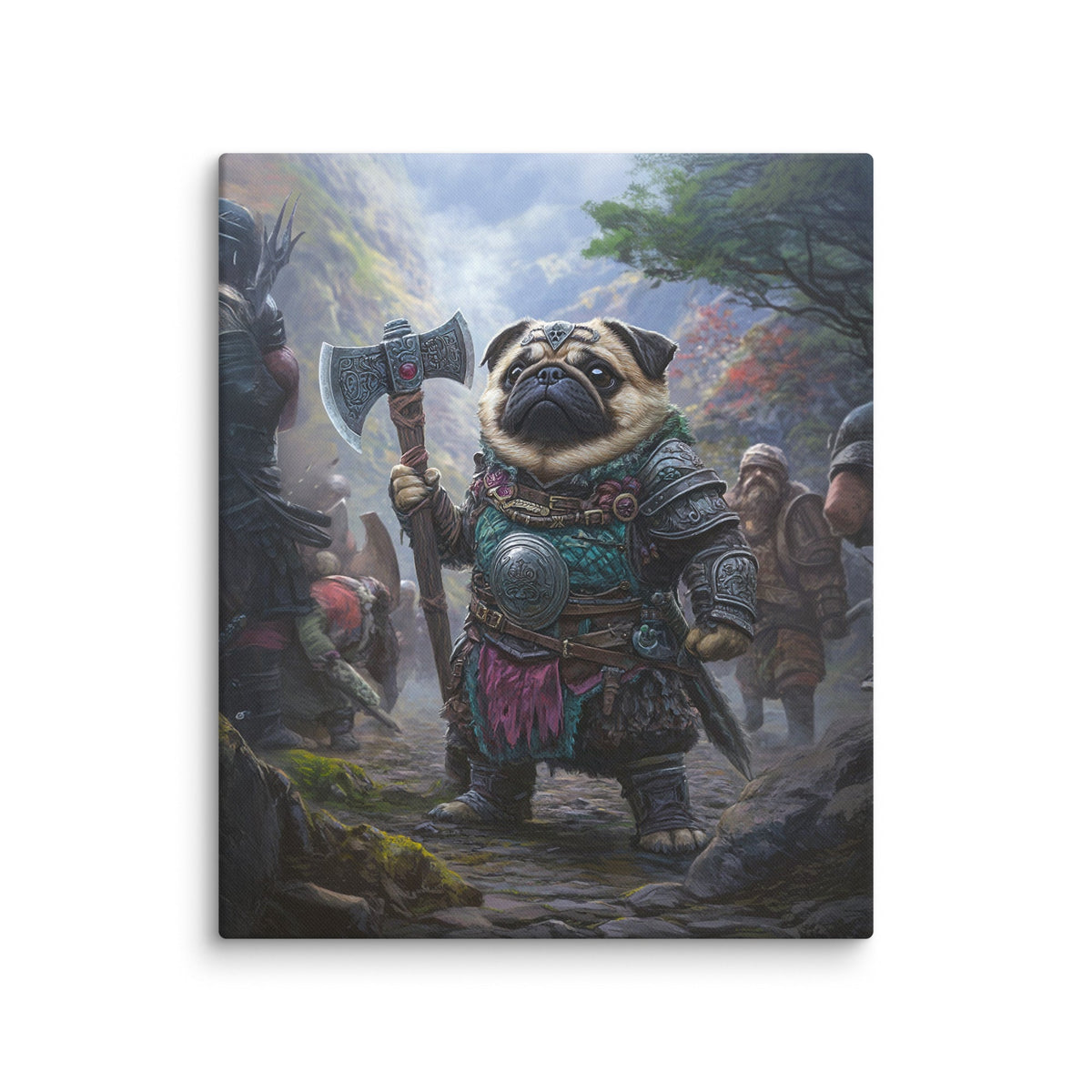 Lucy the Fearless – Mountain Vanguard Edition - Canvas Print - BBairt