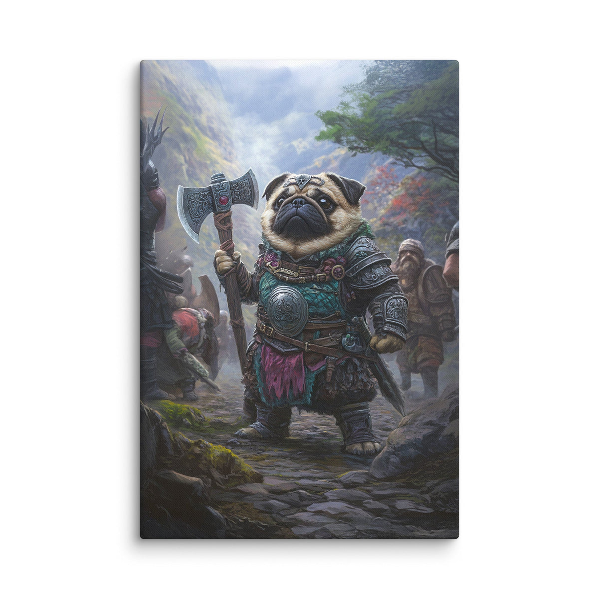 Lucy the Fearless – Mountain Vanguard Edition - Canvas Print - BBairt
