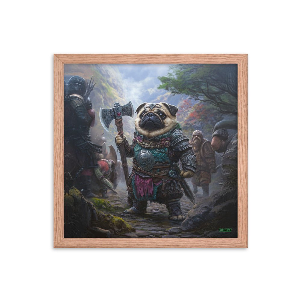 Lucy the Fearless – Mountain Vanguard Edition - Framed Matte Poster - BBairt