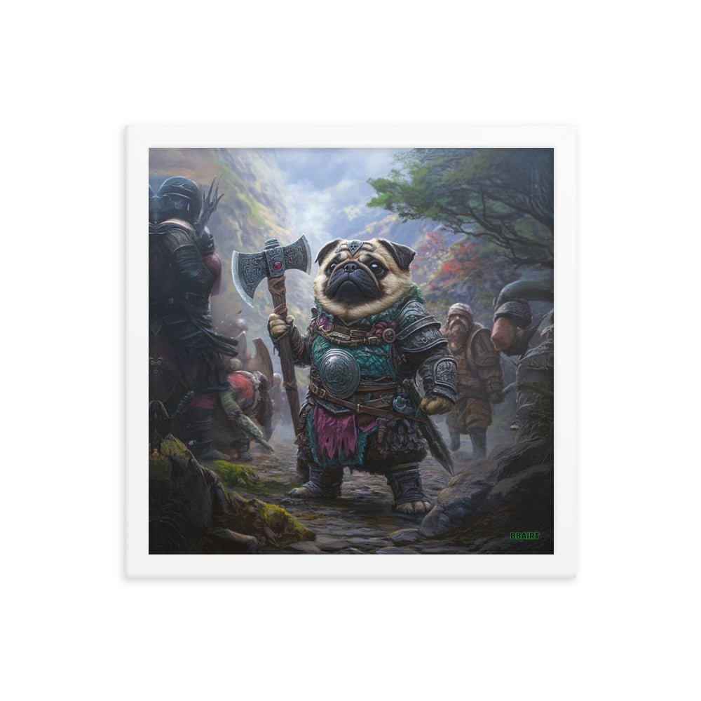 Lucy the Fearless – Mountain Vanguard Edition - Framed Matte Poster - BBairt