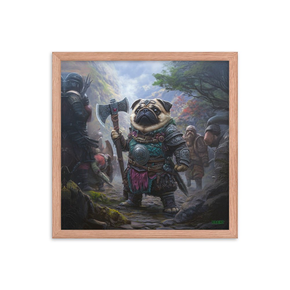 Lucy the Fearless – Mountain Vanguard Edition - Framed Matte Poster - BBairt