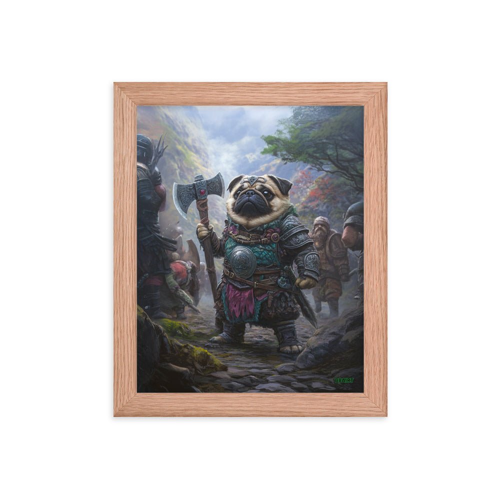 Lucy the Fearless – Mountain Vanguard Edition - Framed Matte Poster - BBairt