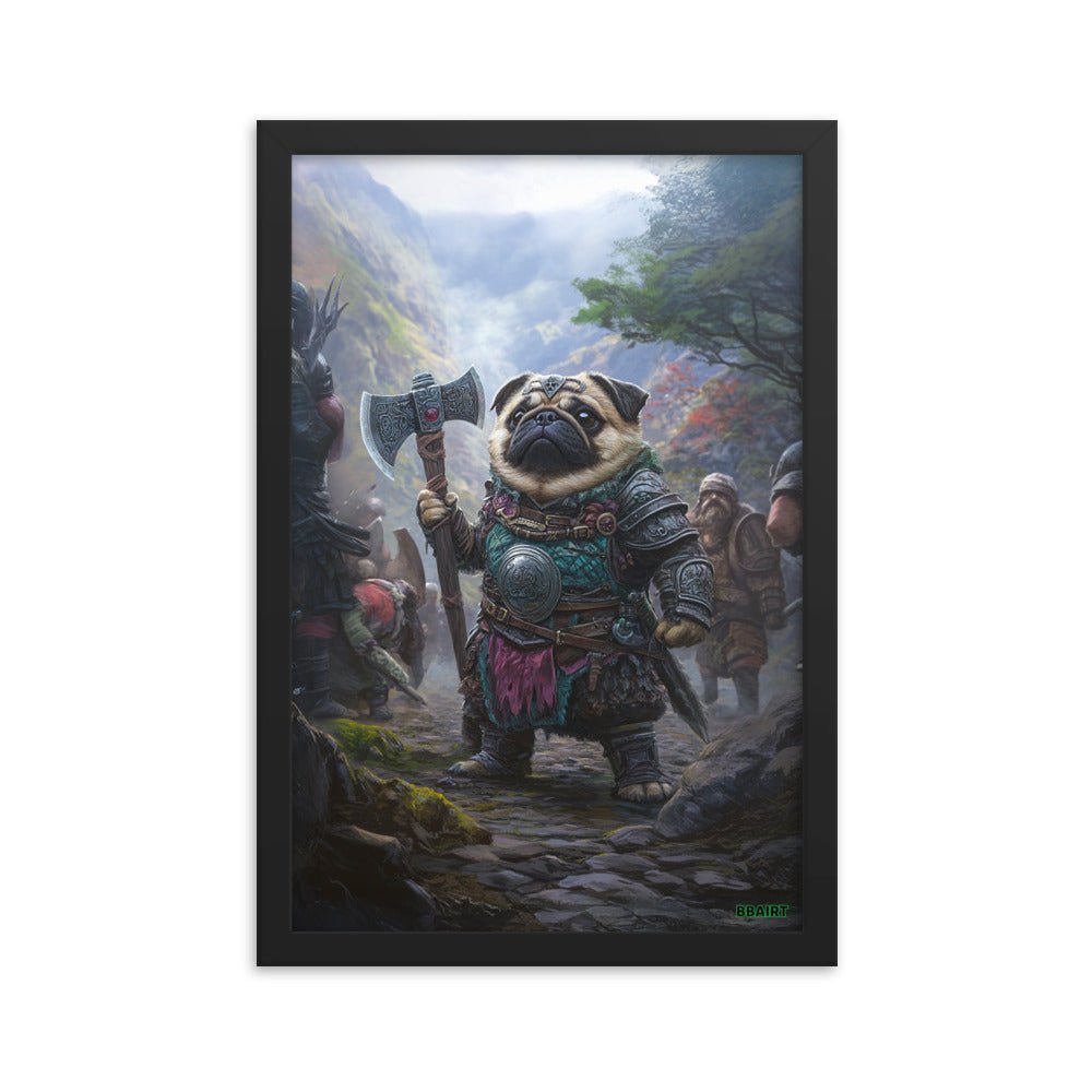 Lucy the Fearless – Mountain Vanguard Edition - Framed Matte Poster - BBairt