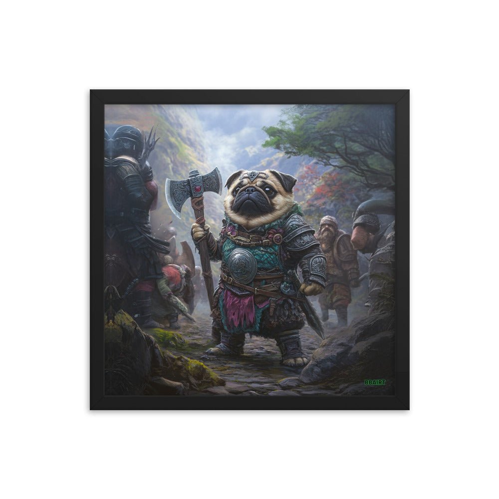 Lucy the Fearless – Mountain Vanguard Edition - Framed Matte Poster - BBairt